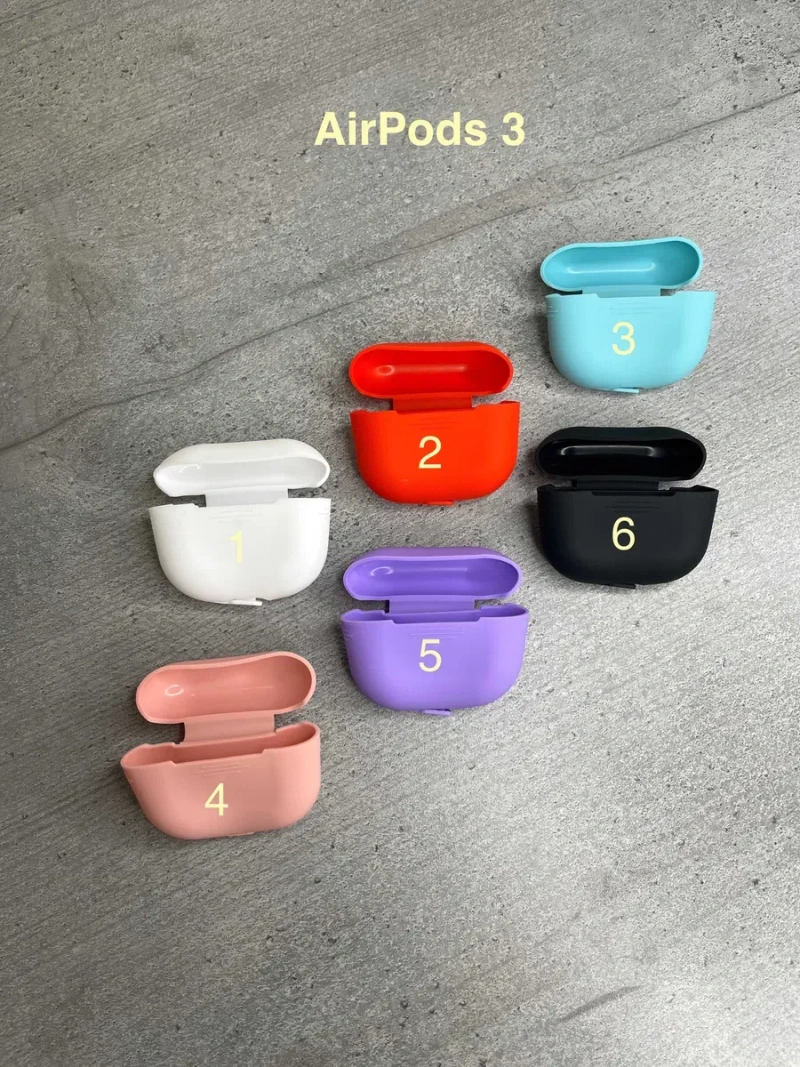 Чохол для навушників AirPods 2 / AirPods 3 Кейс Чехол силіконовий — фото 5