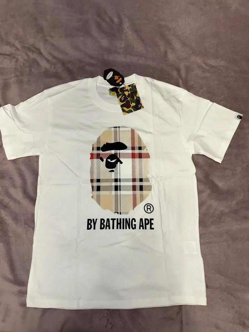 Чоловіча футболка Bape x Burberry — фото 4