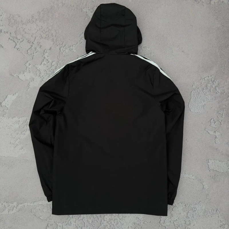 Чоловіча куртка-вітровка Adidas x C.P. Company з окулярами в капюшоні, чорна, розміри XS, S, M, L, XL, XXL — фото 4
