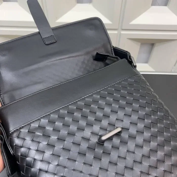 Чоловіча сумка з натуральної шкіри bottega veneta сумка мужская кожа — фото 5