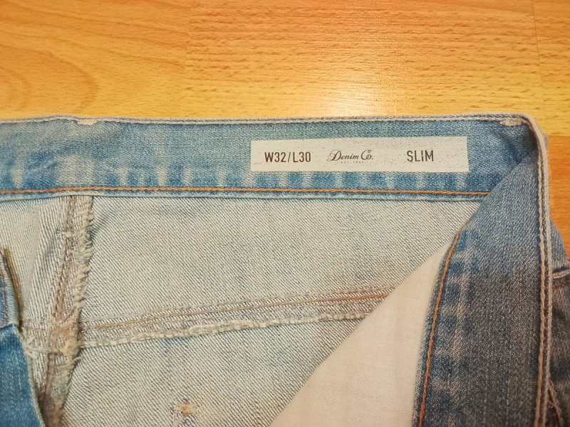 Чоловічі джинси Denim Co. Est. 1969 Slim (W32/L30) — ідеальний стан — фото 3