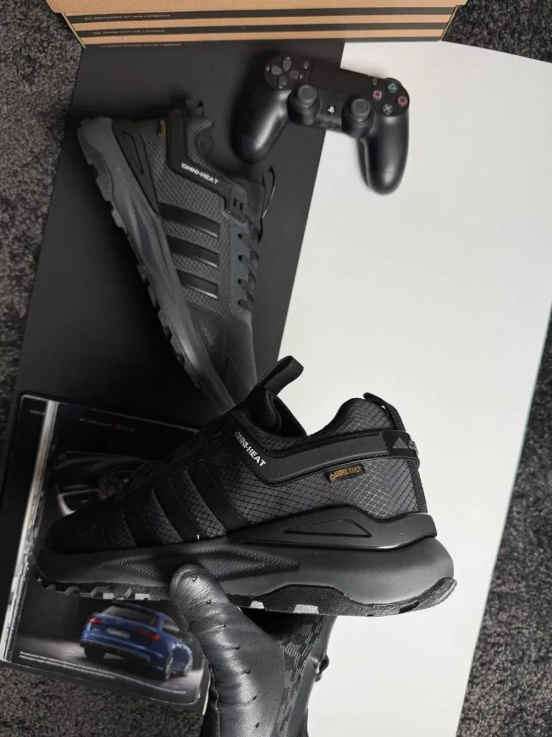 Чоловічі кросівки адідас Adidas Terrex GTX Dark Grey Black [41-46] — фото 4