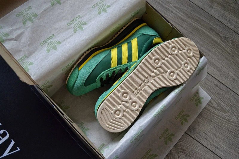 Чоловічі кросівки Adidas SL 72 RS 'Green/Yellow/Core Black' Розміри 40-45 — фото 3