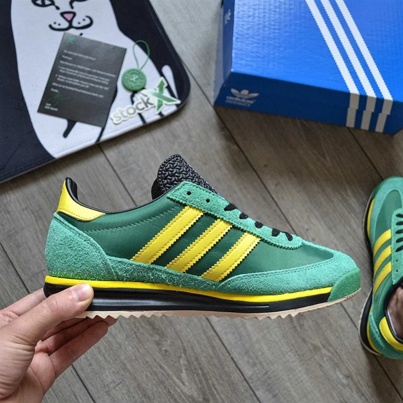 Чоловічі кросівки Adidas SL 72 RS 'Green/Yellow/Core Black' Розміри 40-45 — фото 6