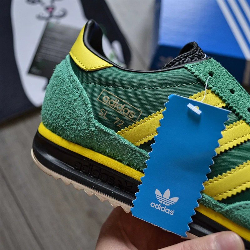 Чоловічі кросівки Adidas SL 72 RS 'Green/Yellow/Core Black' Розміри 40-45 — фото 8