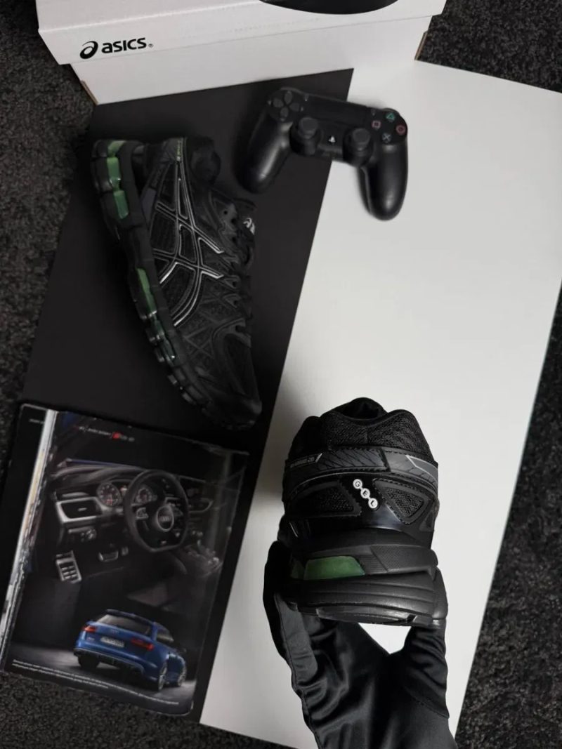Чоловічі кросівки асікс гель каяно ASICS GEL-KAYANO 20 Black Green [41-45] — фото 5