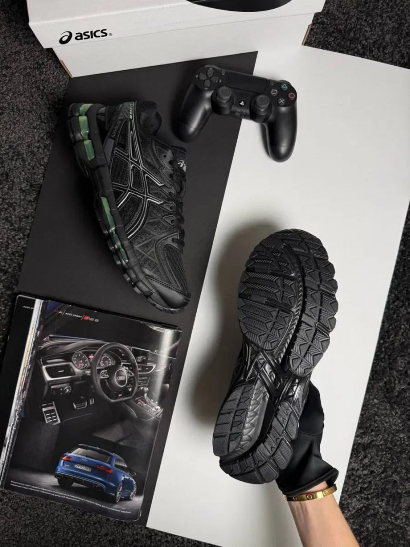 Чоловічі кросівки асікс гель каяно ASICS GEL-KAYANO 20 Black Green [41-45] — фото 6