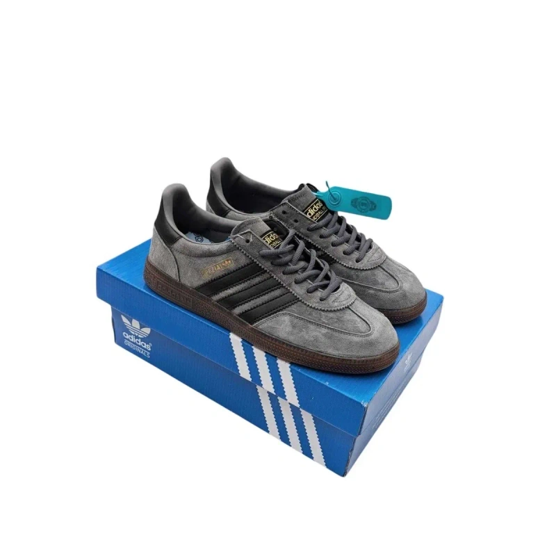 Чоловічі Кросівки кеди Adidas Spezial сірі — фото 3