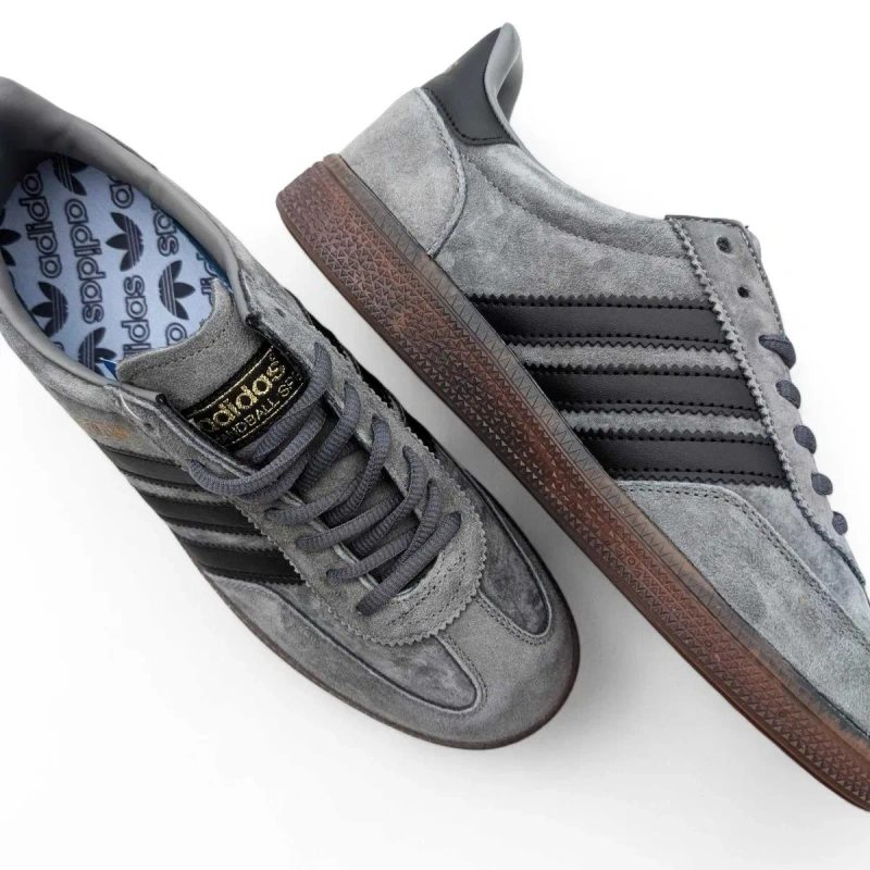 Чоловічі Кросівки кеди Adidas Spezial сірі — фото 6