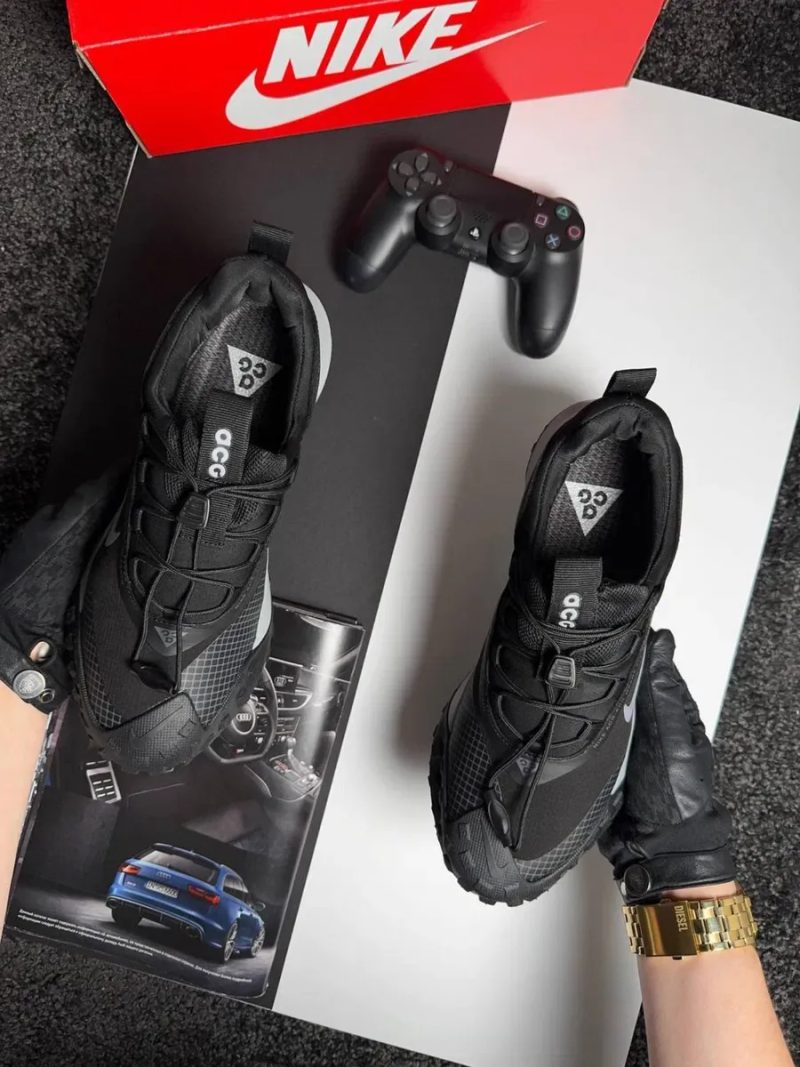 Чоловічі кросівки найк маунтін флай Nike ACG Mountain Fly Low GTX Black Grey [41-46] — фото 7
