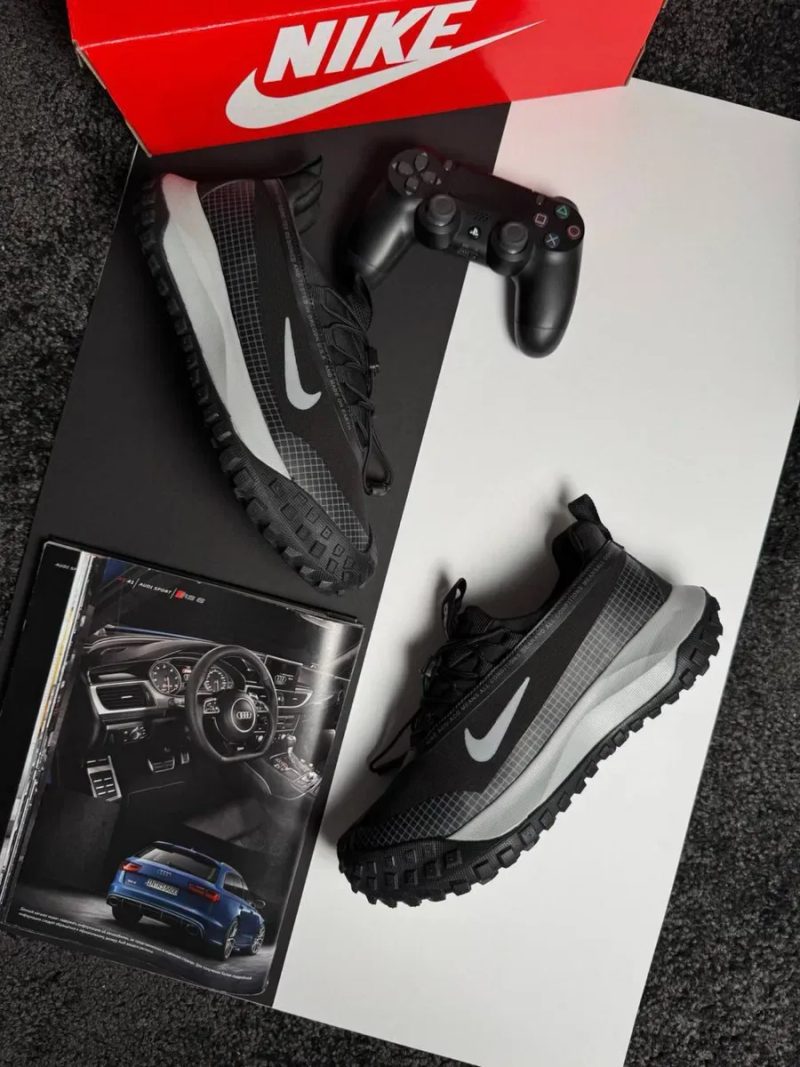 Чоловічі кросівки найк маунтін флай Nike ACG Mountain Fly Low GTX Black Grey [41-46] — фото 8
