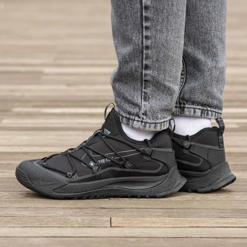 Чоловічі кросівки Nike ACG Terra Antarktik GORE-TEX Low "Total Black" Розміри 40-45 — фото 2