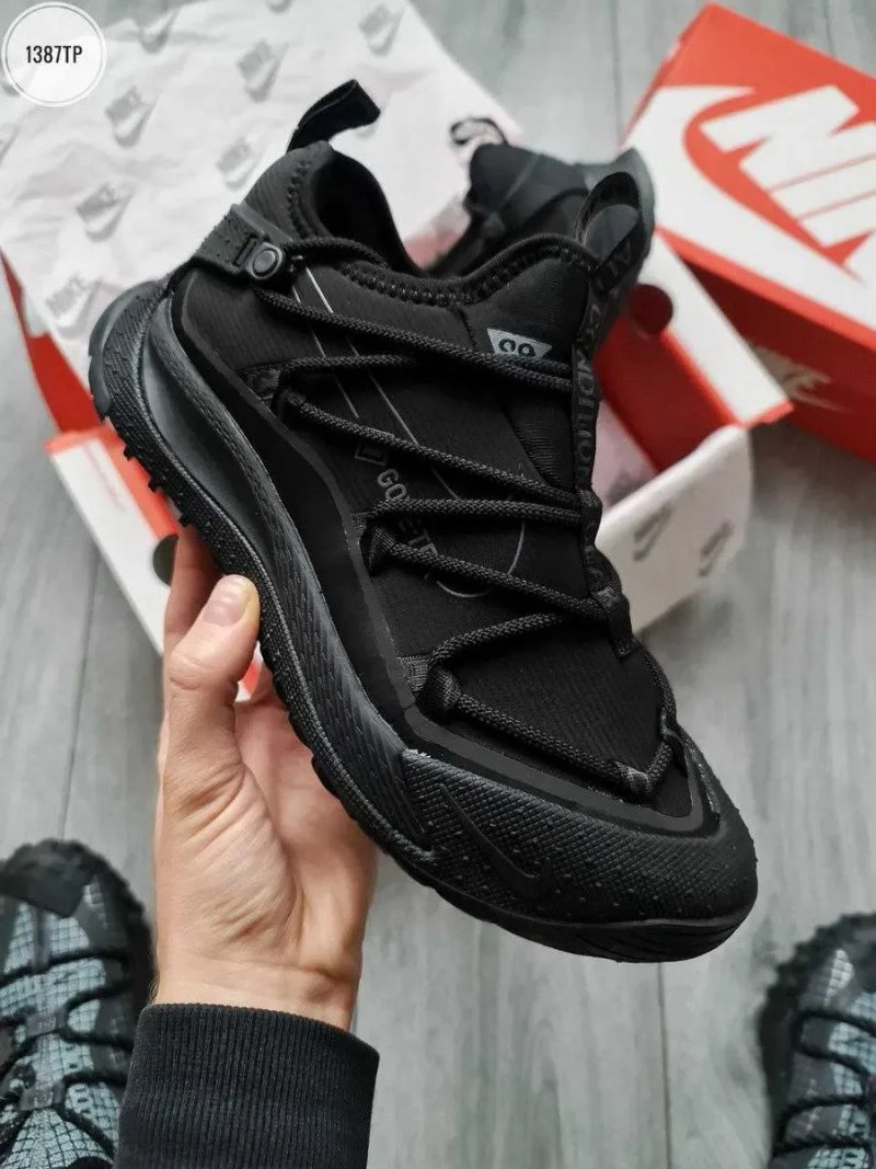 Чоловічі кросівки Nike ACG Terra Antarktik GORE-TEX Low "Total Black" Розміри 40-45 — фото 3
