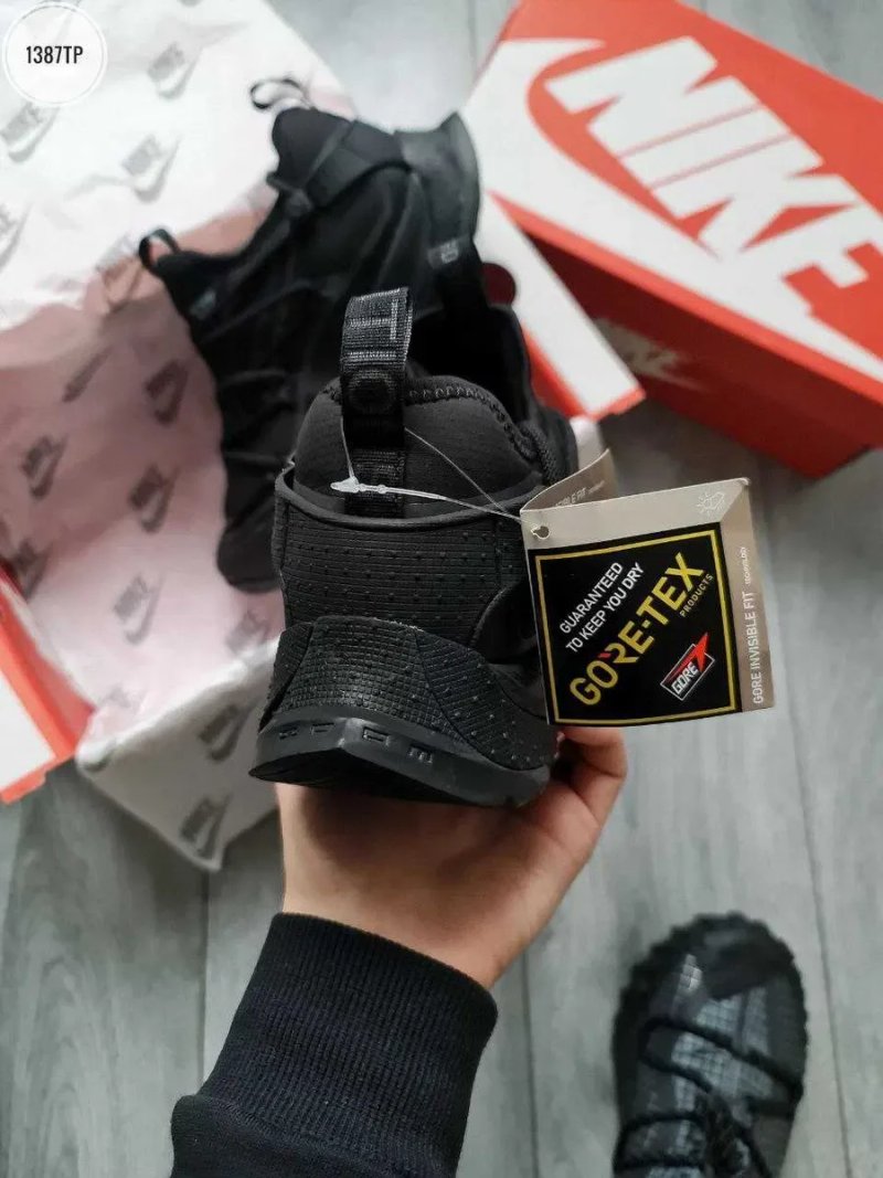 Чоловічі кросівки Nike ACG Terra Antarktik GORE-TEX Low "Total Black" Розміри 40-45 — фото 5