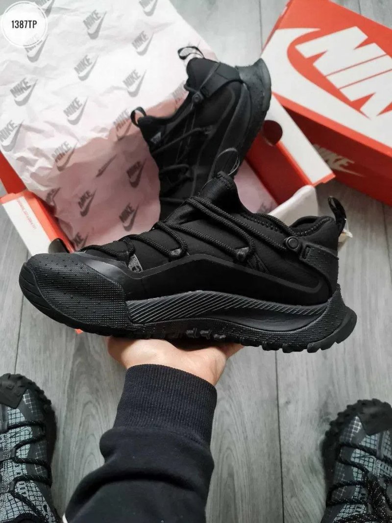 Чоловічі кросівки Nike ACG Terra Antarktik GORE-TEX Low "Total Black" Розміри 40-45 — фото 7