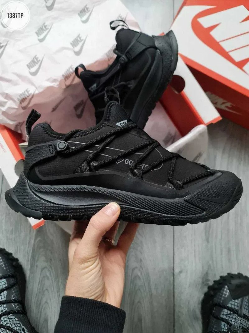 Чоловічі кросівки Nike ACG Terra Antarktik GORE-TEX Low "Total Black" Розміри 40-45 — фото 8