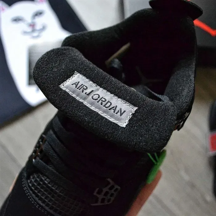 Чоловічі кросівки Nike Air Jordan 4 "Black Cat Premium" Розміри 40-45 — фото 3