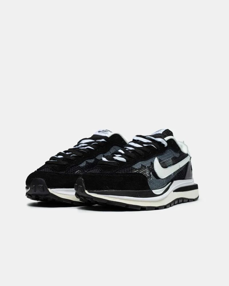 Чоловічі кросівки Nike Vaporwaffle Sacai "Black/White" Premium. 40-45 — фото 5