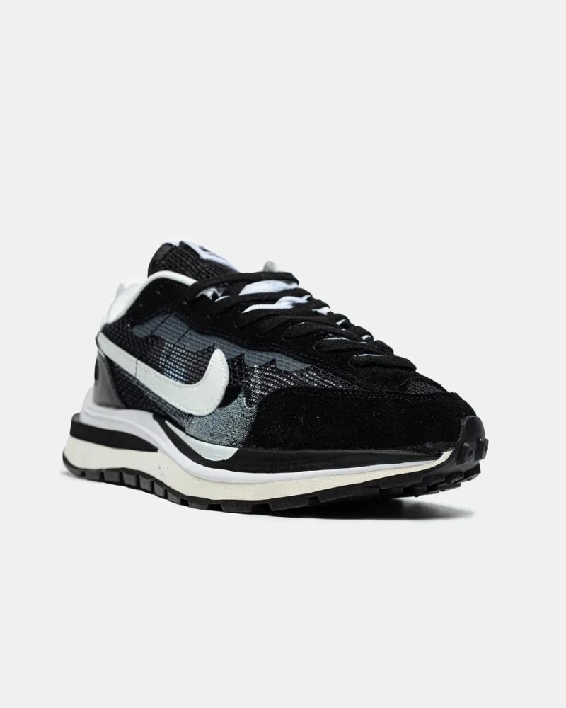 Чоловічі кросівки Nike Vaporwaffle Sacai "Black/White" Premium. 40-45 — фото 7