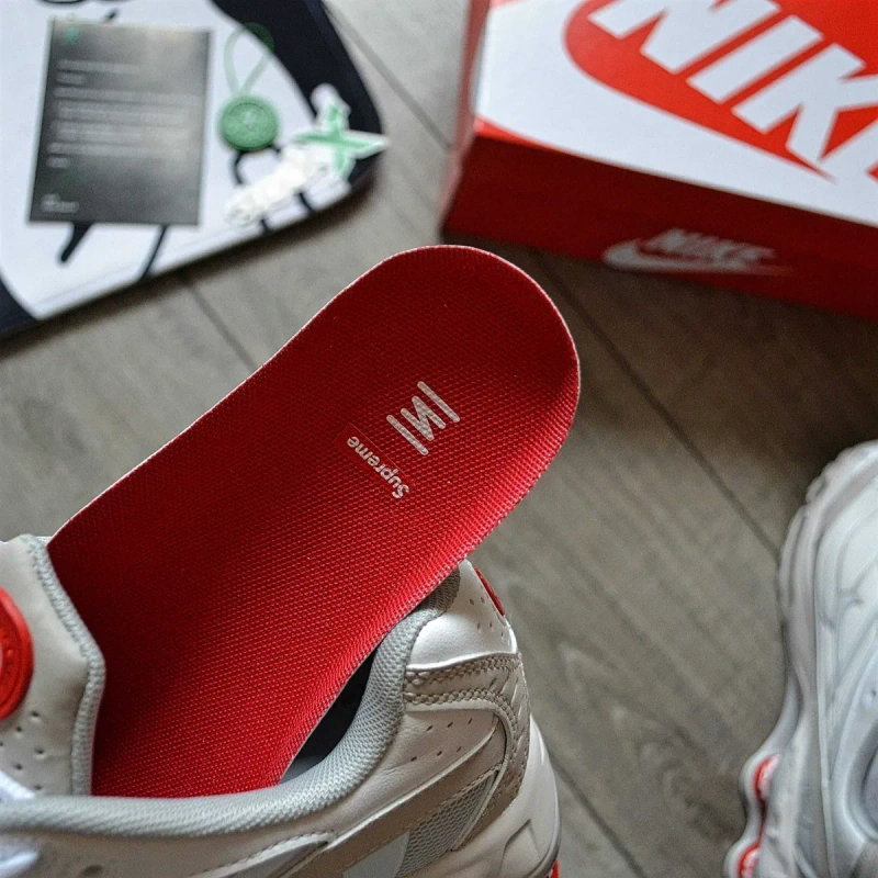 Чоловічі кросівки Nike x Supreme Shox Ride 2 SP "White" Розміри 40-45 — фото 8