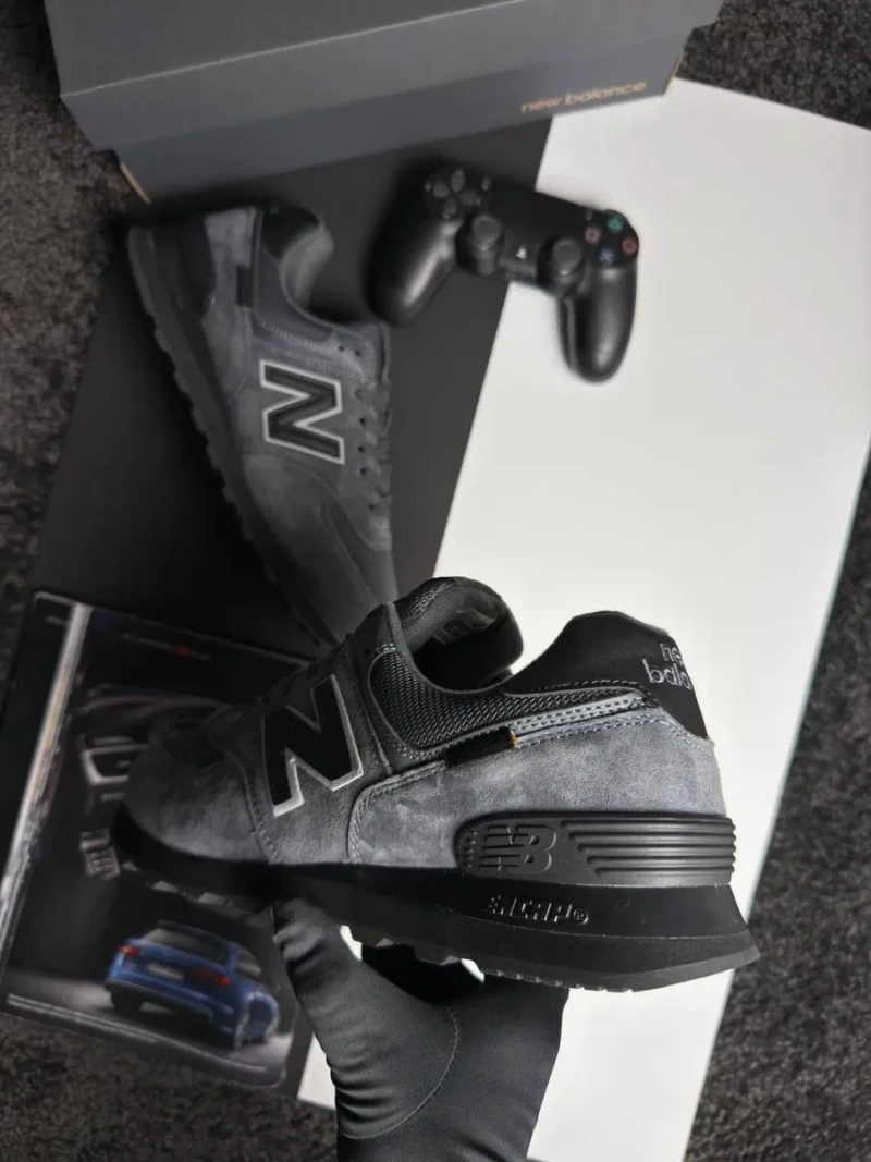 Чоловічі кросівки нью беланс New Balance 574 GTX M Grey Black [41-46] — фото 4