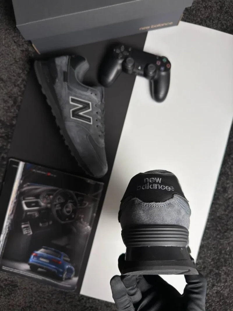 Чоловічі кросівки нью беланс New Balance 574 GTX M Grey Black [41-46] — фото 5