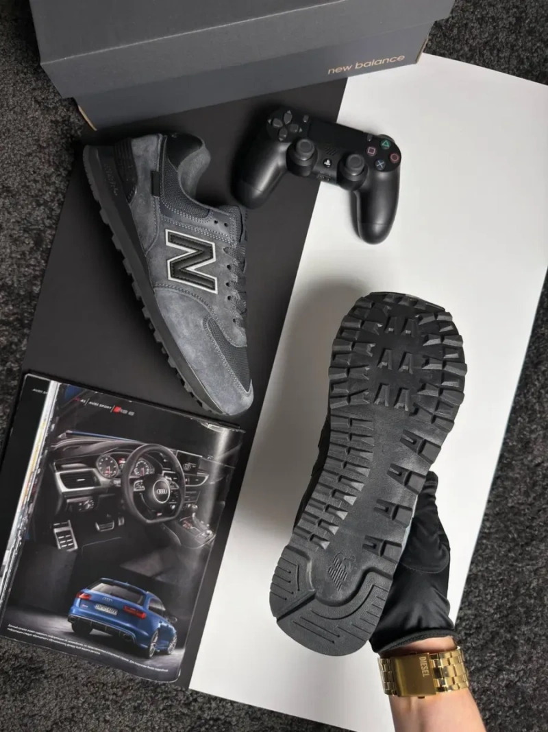 Чоловічі кросівки нью беланс New Balance 574 GTX M Grey Black [41-46] — фото 6