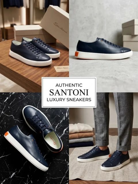 Чоловічі кросівки Santoni оригінал