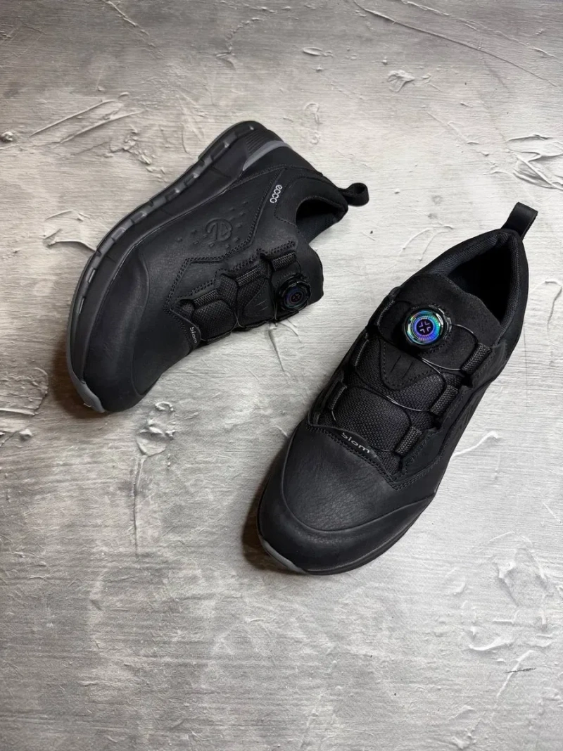 Чоловічі шкіряні демісезоні кросівки ECCO — фото 8