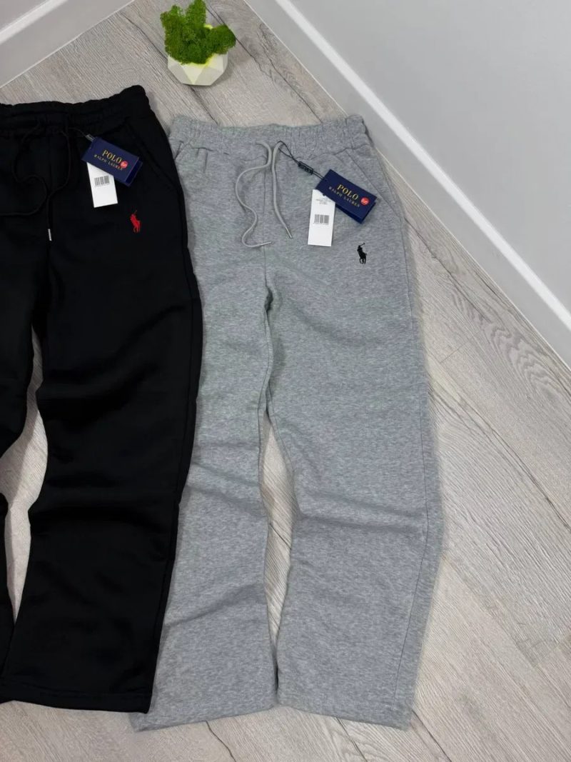 Чоловічі штани Polo Ralph Lauren | Спортивні штани Поло Ральф | Чорні/сірі штани чоловічі — фото 5