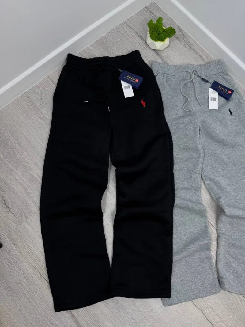 Чоловічі штани Polo Ralph Lauren | Спортивні штани Поло Ральф | Чорні/сірі штани чоловічі — фото 6
