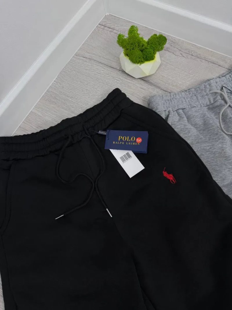 Чоловічі штани Polo Ralph Lauren | Спортивні штани Поло Ральф | Чорні/сірі штани чоловічі — фото 7