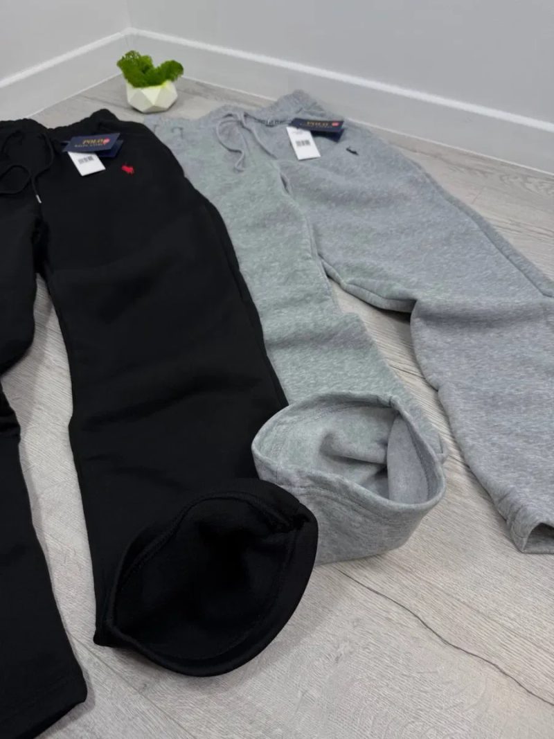 Чоловічі штани Polo Ralph Lauren | Спортивні штани Поло Ральф | Чорні/сірі штани чоловічі — фото 8