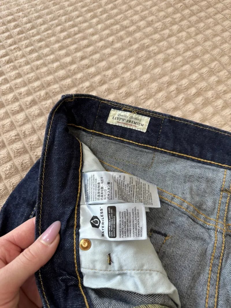 Чоловічі темно-сині джинси Levis 511 — фото 2