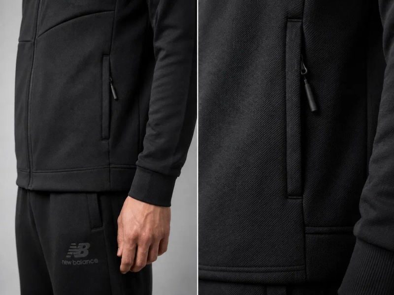 Чоловічий костюм New Balance чорний  | M-3XL | Фабричний люкс Китай — фото 5
