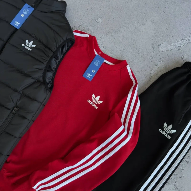 Чоловічий спортивний костюм адідас [3в1] Adidas [XS,S,M,L,XL,XXL,XXXL] + шкарпетки в подарунок! — фото 6