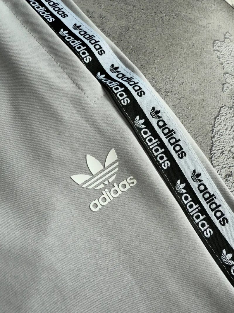 Чоловічий спортивний костюм адідас сірий/чорний Adidas [S,M,L,XL,XXL] + шкарпетки в подарунок! — фото 5