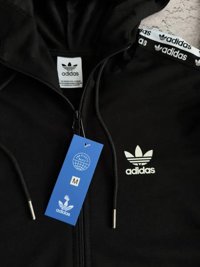Чоловічий спортивний костюм адідас сірий/чорний Adidas [S,M,L,XL,XXL] + шкарпетки в подарунок! — фото 7