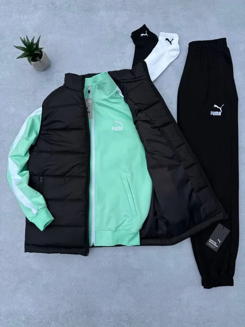 Чоловічий спортивний костюм пума набір Puma [S,M,L,XL,XXL] + шкарпетки в подарунок! — фото 3