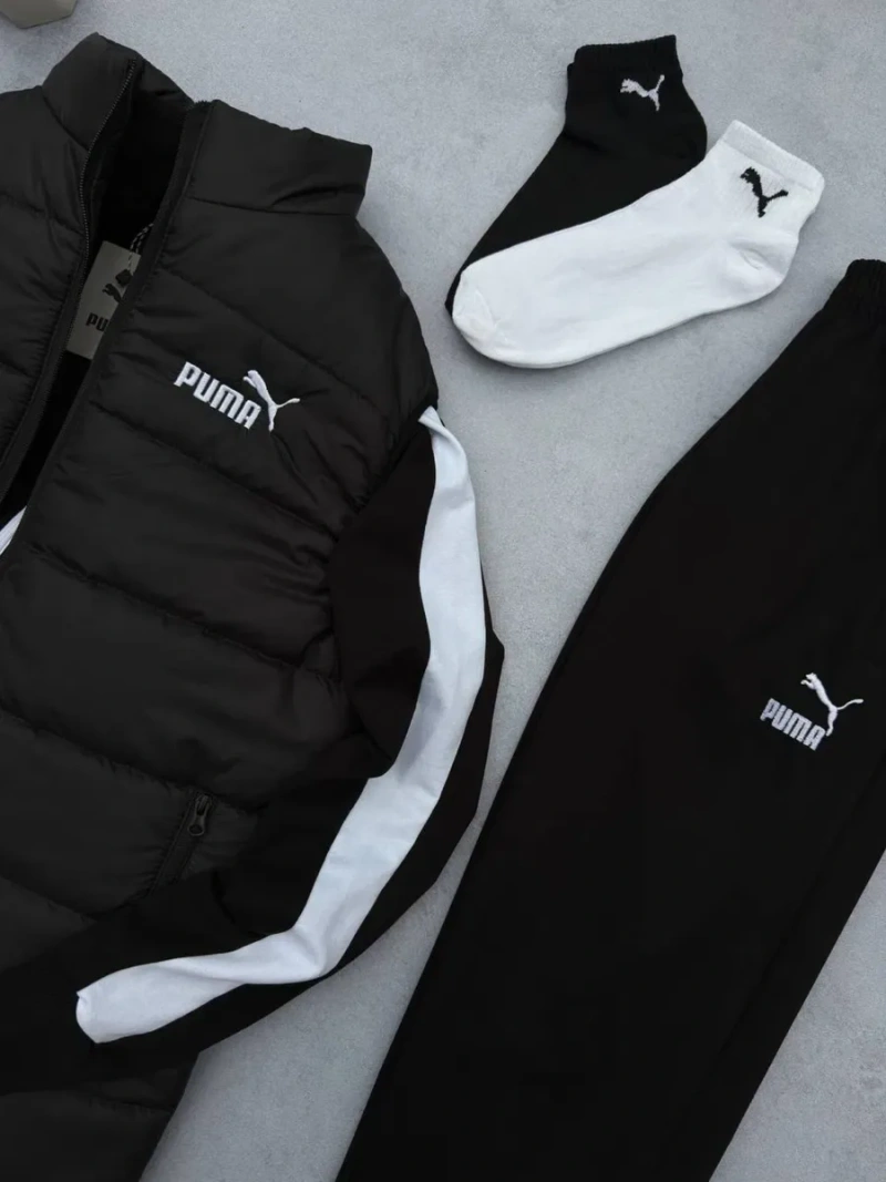 Чоловічий спортивний костюм пума набір Puma [S,M,L,XL,XXL] + шкарпетки в подарунок! — фото 5