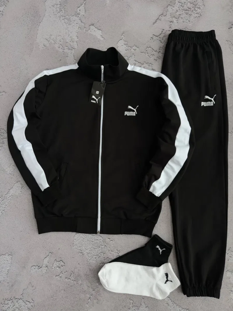 Чоловічий спортивний костюм пума набір Puma [S,M,L,XL,XXL] + шкарпетки в подарунок! — фото 7