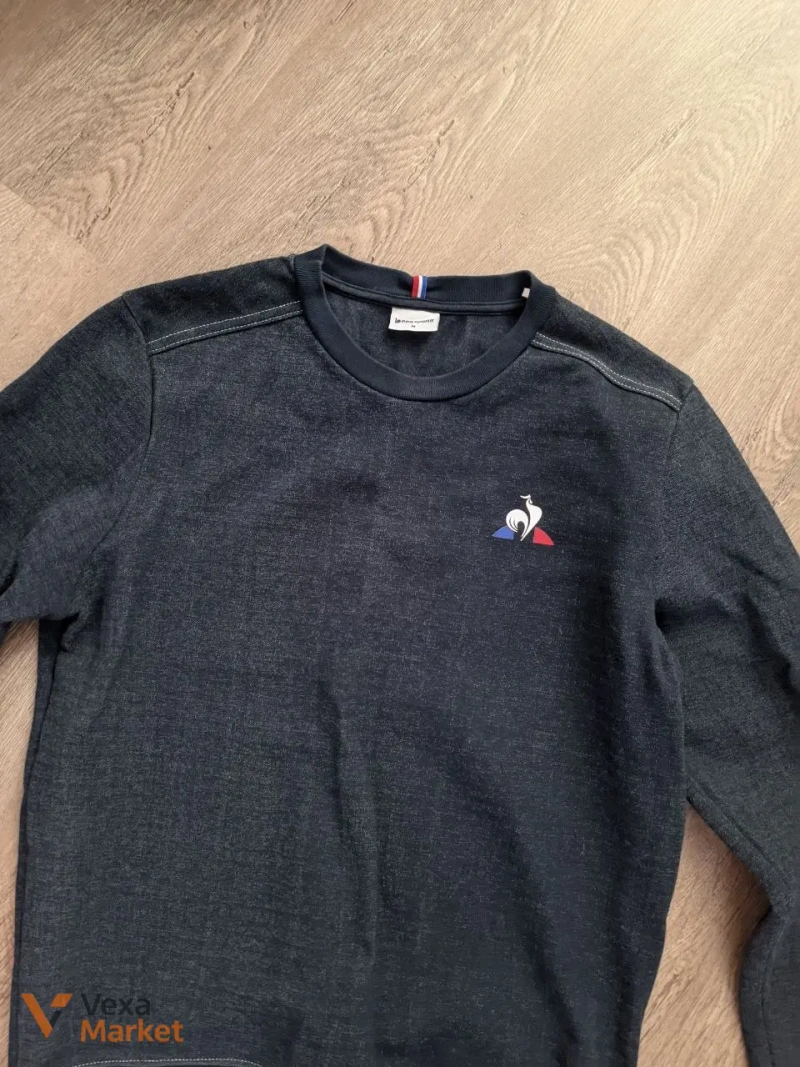 Чоловічий світшот Le Coq Sportif Crew Sweat Denim Blue розмір М — фото 2
