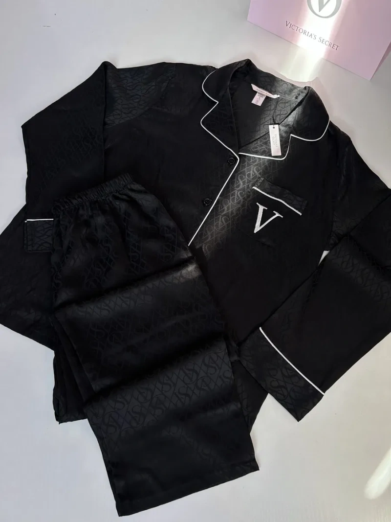 Чорна піжама Victoria’s Secret — фото 5