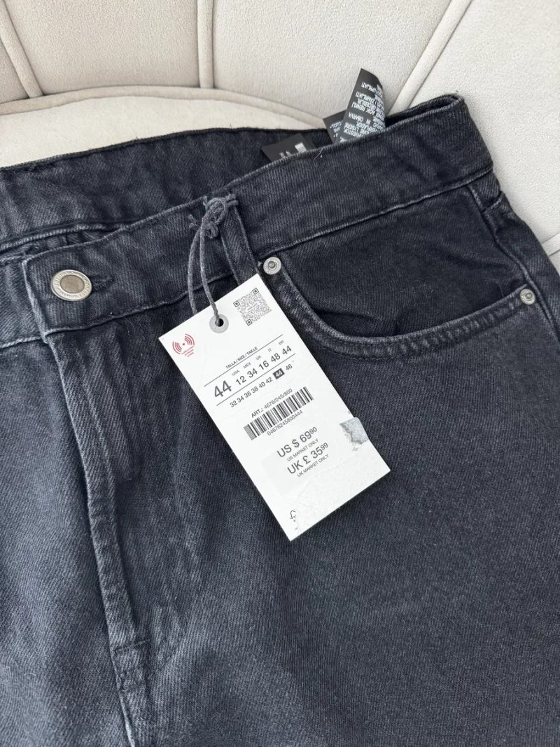 Чорні джинси від Zara ХЛ — фото 4