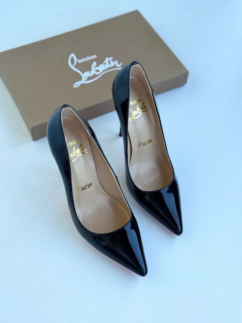 Чорні туфлі лодочки Louboutin So Kate Лабутены 10 см 12 см черные туфли лабутен — фото 2