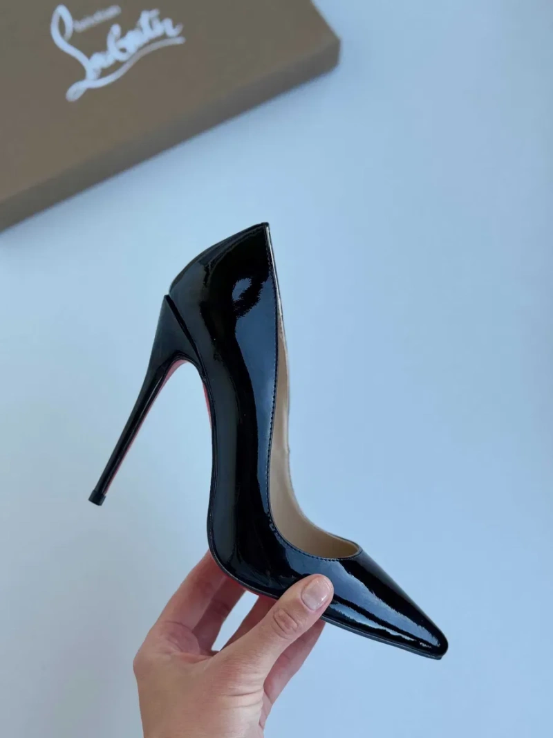 Чорні туфлі лодочки Louboutin So Kate Лабутены 10 см 12 см черные туфли лабутен — фото 3