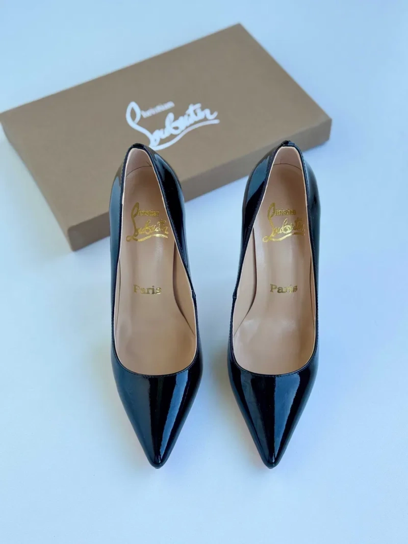 Чорні туфлі лодочки Louboutin So Kate Лабутены 10 см 12 см черные туфли лабутен — фото 4