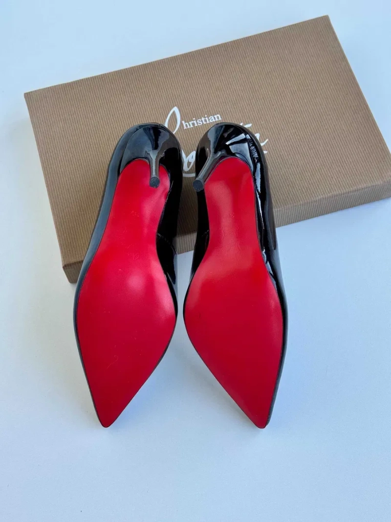 Чорні туфлі лодочки Louboutin So Kate Лабутены 10 см 12 см черные туфли лабутен — фото 6