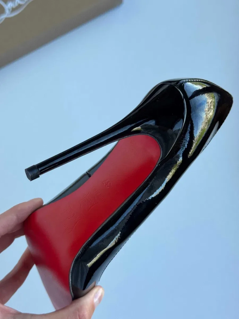 Чорні туфлі лодочки Louboutin So Kate Лабутены 10 см 12 см черные туфли лабутен — фото 7