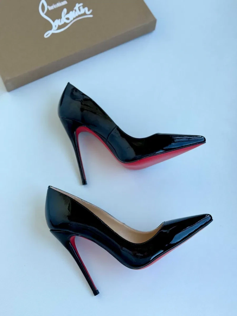 Чорні туфлі лодочки Louboutin So Kate Лабутены 10 см 12 см черные туфли лабутен — фото 8